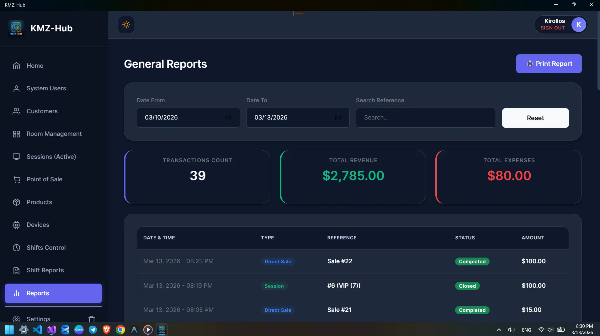 General Reports